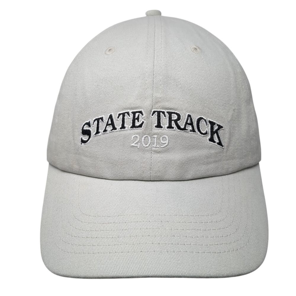 State Track 2019 Slideback Hat Gray One Size Embroidered Fahrenheit